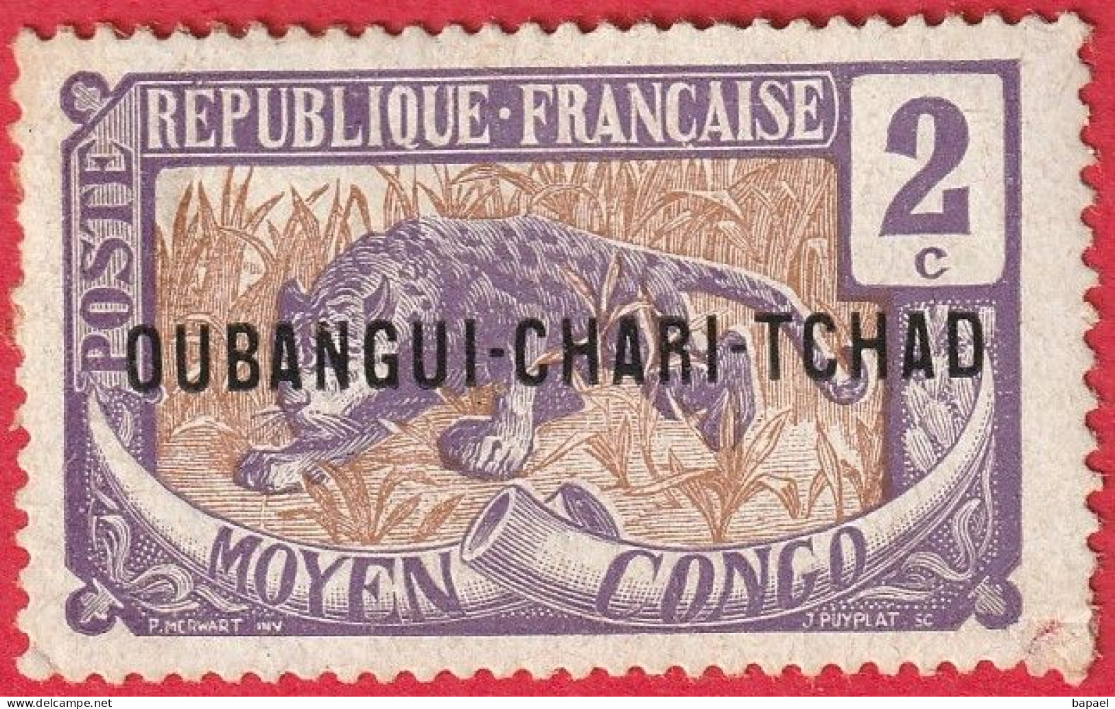 N° Yvert&Tellier 2 - Colonie Fse - Afrique (Oubangui) (1915-1918) - (* - Neuf Sans Gomme) - Neufs