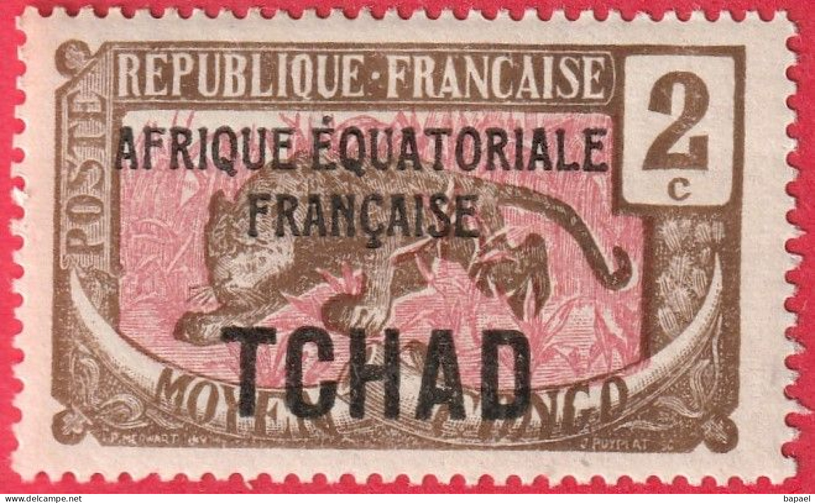 N° Yvert&Tellier 20 - Colonie Fse - Afrique (Tchad) (1924) -  (Neuf (**) Avec Trace De Charnière) - Neufs