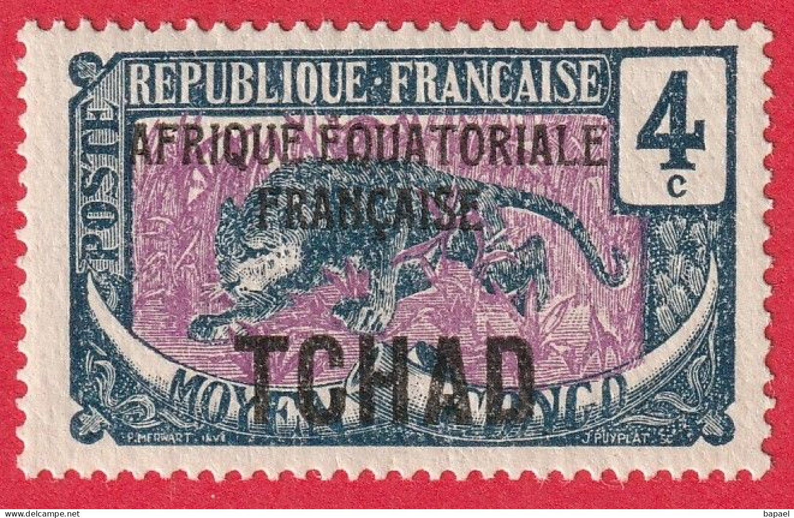 N° Yvert&Tellier 21 - Colonie Fse - Afrique (Tchad) (1924) - (Neuf (**) Avec Trace De Charnière) - Nuevos