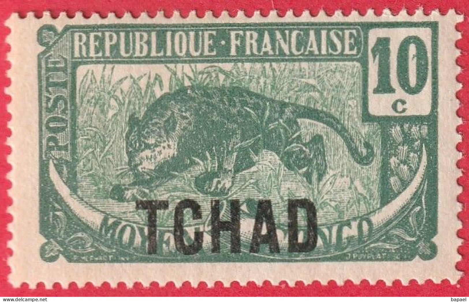 N° Yvert&Tellier 5 - Colonie Fse - Afrique (Tchad) (1922) - (Neuf (**) Avec Trace De Charnière) - Neufs