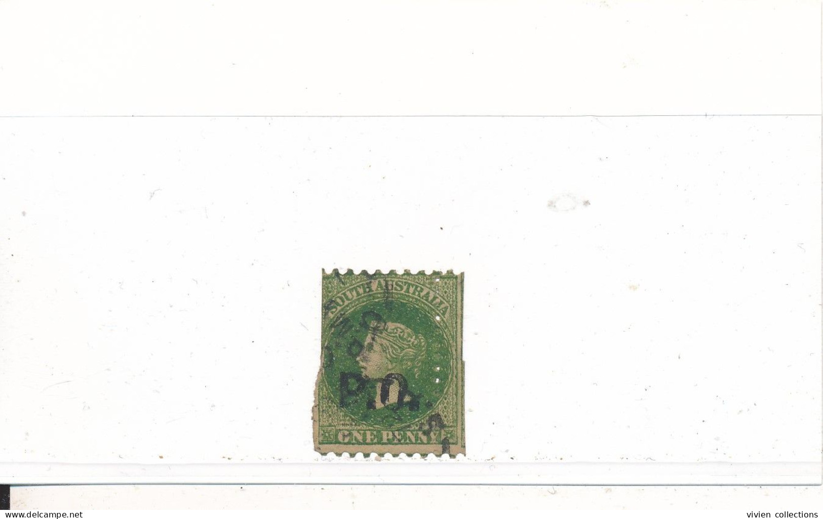 Australie South Australia Service Rare N° 14 Surchargé P.O. Pour Post Office Surcharges Des Administrations 1868 - 1877 - Used Stamps