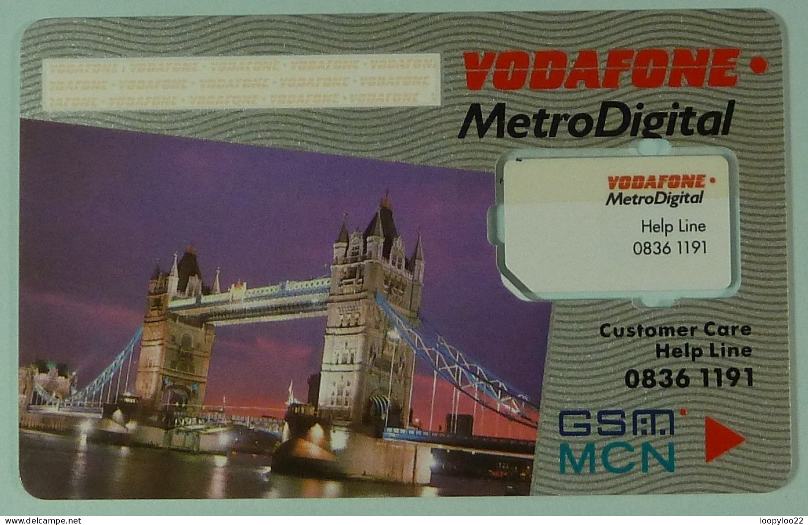 UK - Great Britain - GSM - Vodafone - Sample - London Bridge - MetroDigital - Otros & Sin Clasificación