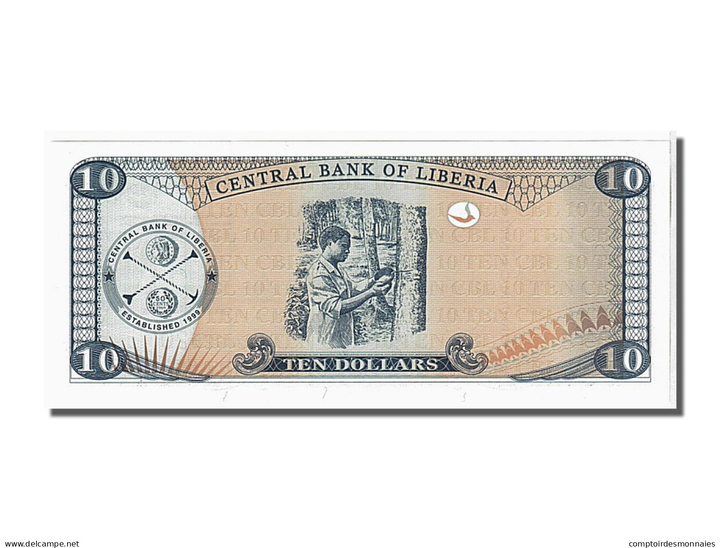 Billet, Liberia, 10 Dollars, 2006, KM:27c, NEUF - Liberia