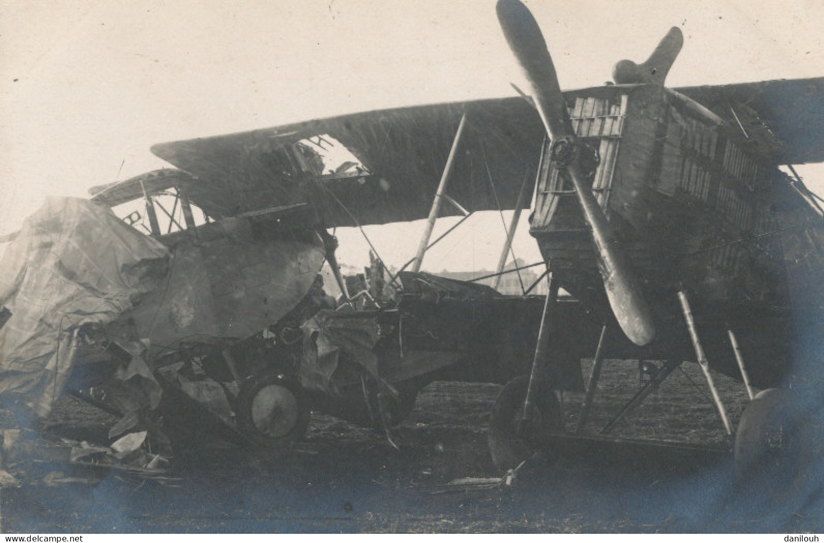 AVIATION / CARTE PHOTO    ACCIDENT CRASH  D A VION - Unfälle