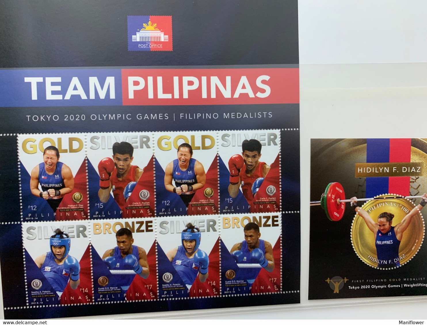 Philippines Stamp Tokyo 2020 Olympic Boxing Weighting X 2sheet MNH Medalists - Sommer 2020: Tokio