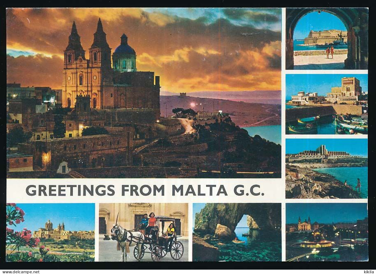CPSM / CPM 10.5 X 15 Malte (4) Greetings From Malta C.C. - Malte