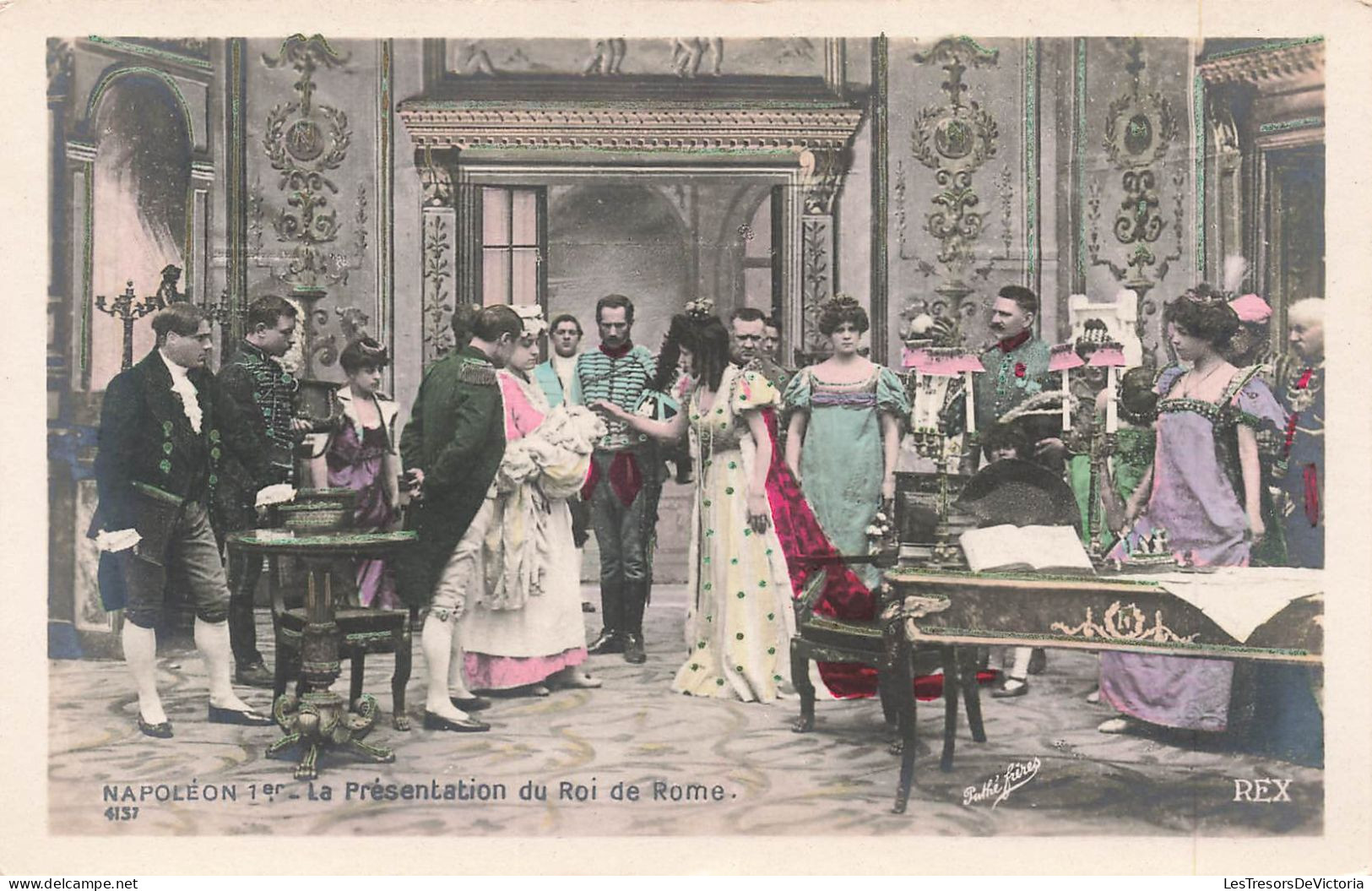 CARTE PHOTO - Napoléon Premier - La Présentation Du Roi De Rome - Colorisé - Carte Postale Ancienne - Photographie