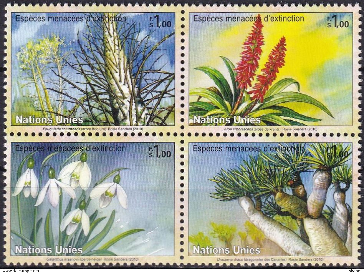 UNO GENF 2010 Mi-Nr. 681/84 ** MNH - Nuovi