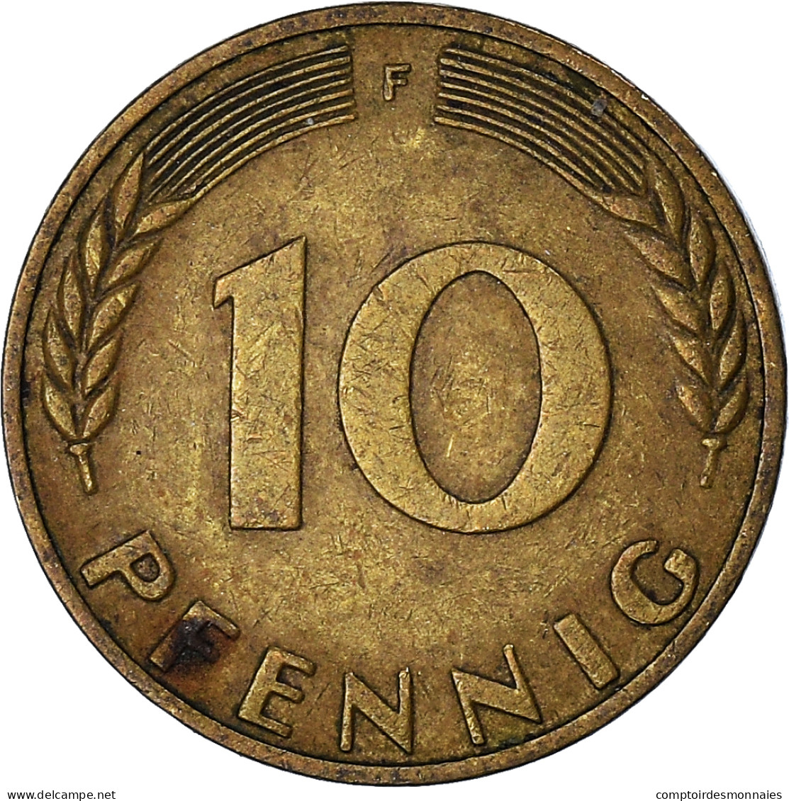 Monnaie, République Fédérale Allemande, 10 Pfennig, 1970 - 10 Pfennig