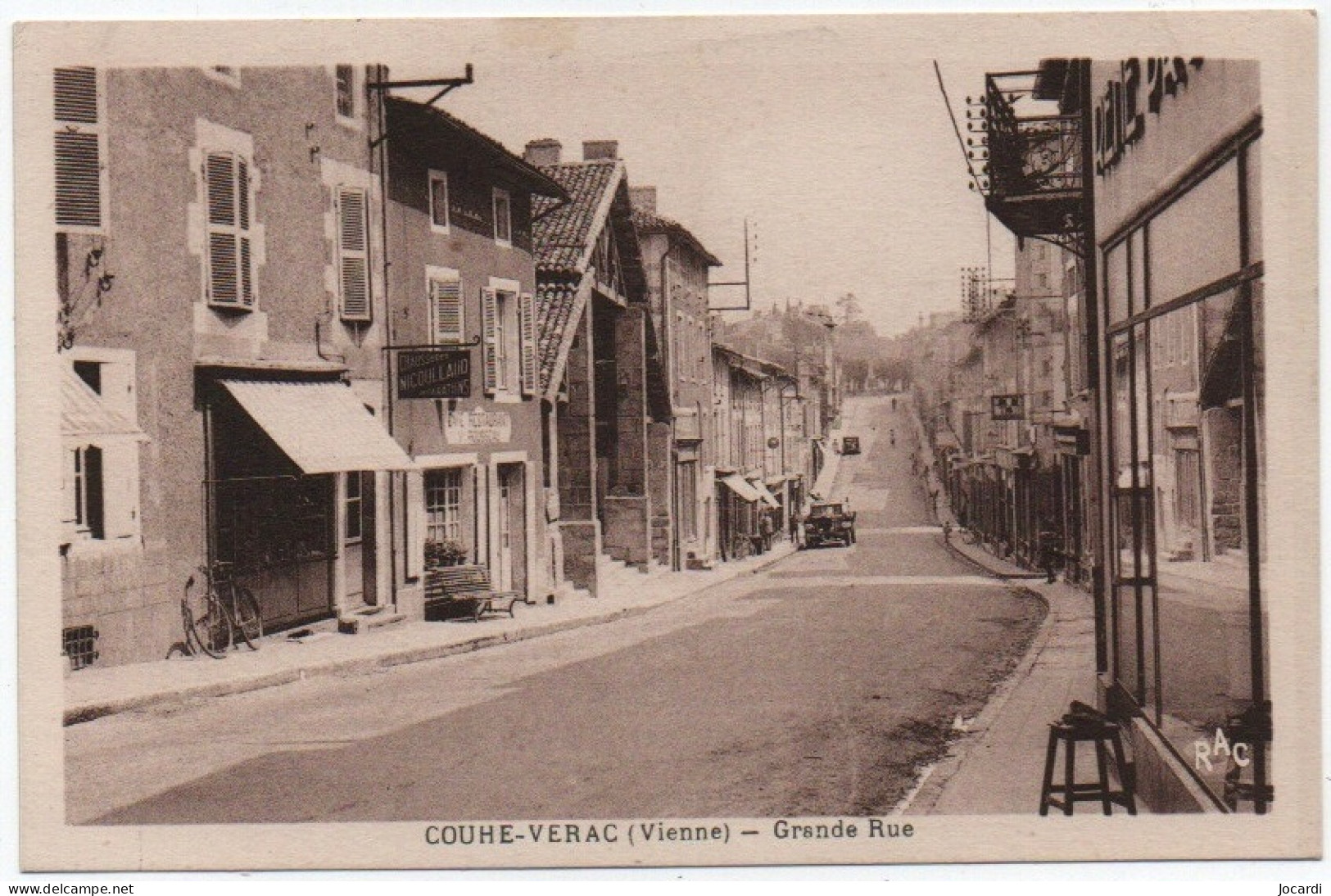 Couhé Vérac, Grande Rue Carte 2 - Couhe