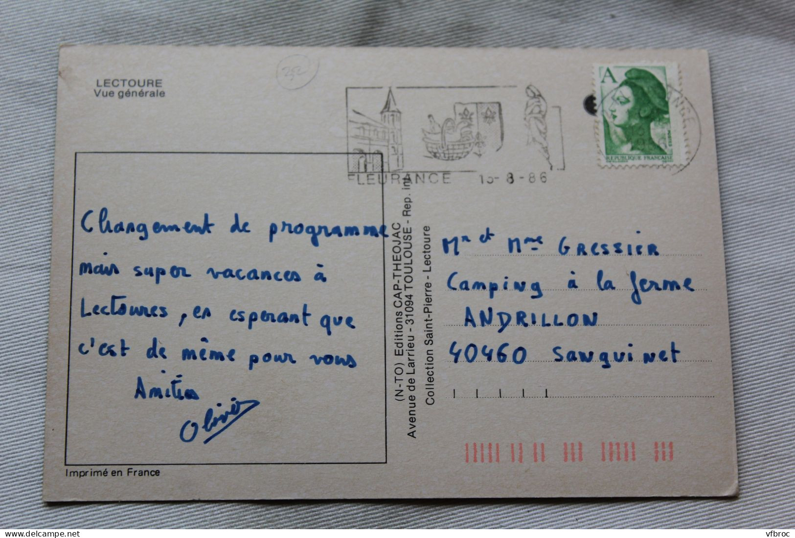 Cpm 1986, Lectoure, Vue Générale, Gers 32 - Lectoure