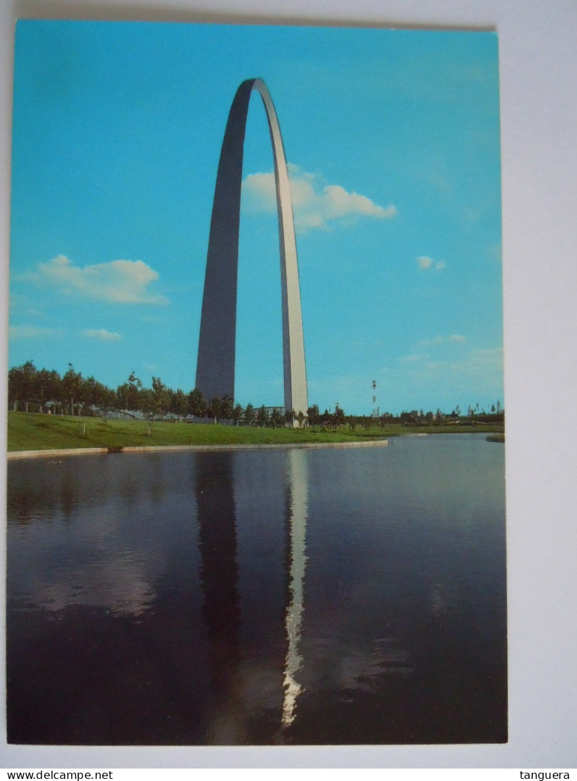 Cpsm USA St. Louis Missouri Gateway To The West The Gateway Arch, National Monument - St Louis – Missouri