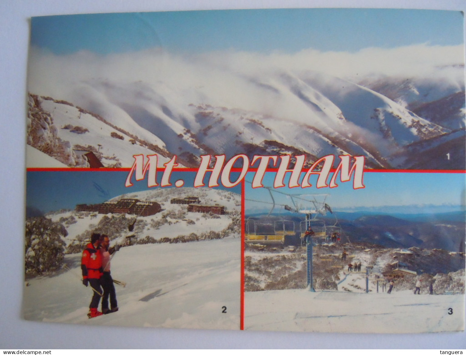 Cpm Australia Mt Hotham Victoria Ski Lift Mt Loch Used 1980  - Andere & Zonder Classificatie