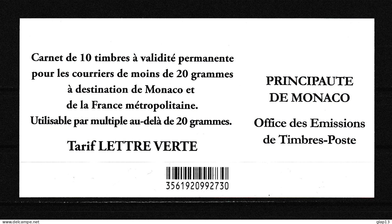 MONACO 2023 CARNET N°C23 NEUF** ARMOIRIE - Markenheftchen