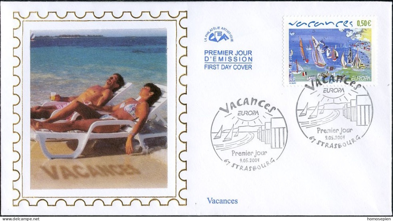 Europa CEPT 2004 France - Frankreich FDC5 Y&T N°3668 - Michel N°3812 - 0,50€ EUROPA - 2004