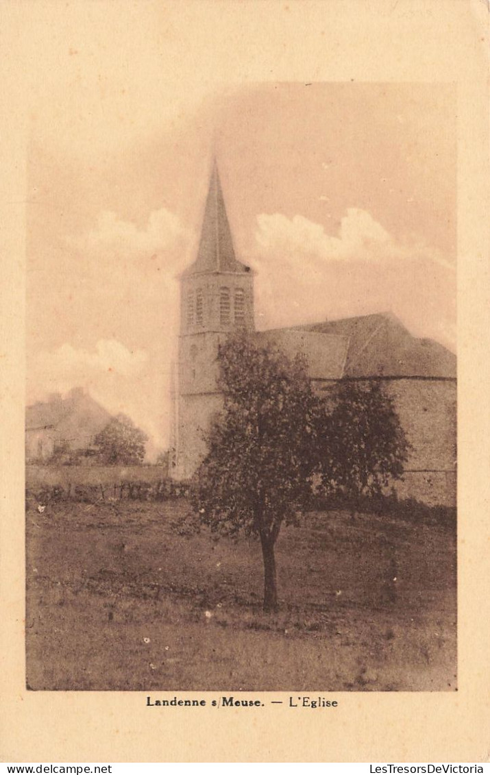 BELGIQUE - Landenne Sur Meuse - L'église - Carte Postale Ancienne - Andenne