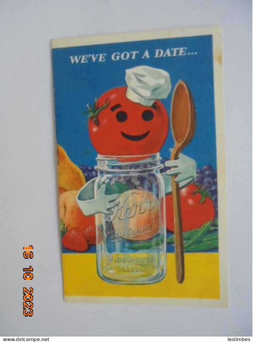 We've Got A Date...Kerr Home Canning And Freezing Guide 1967 - Noord-Amerikaans