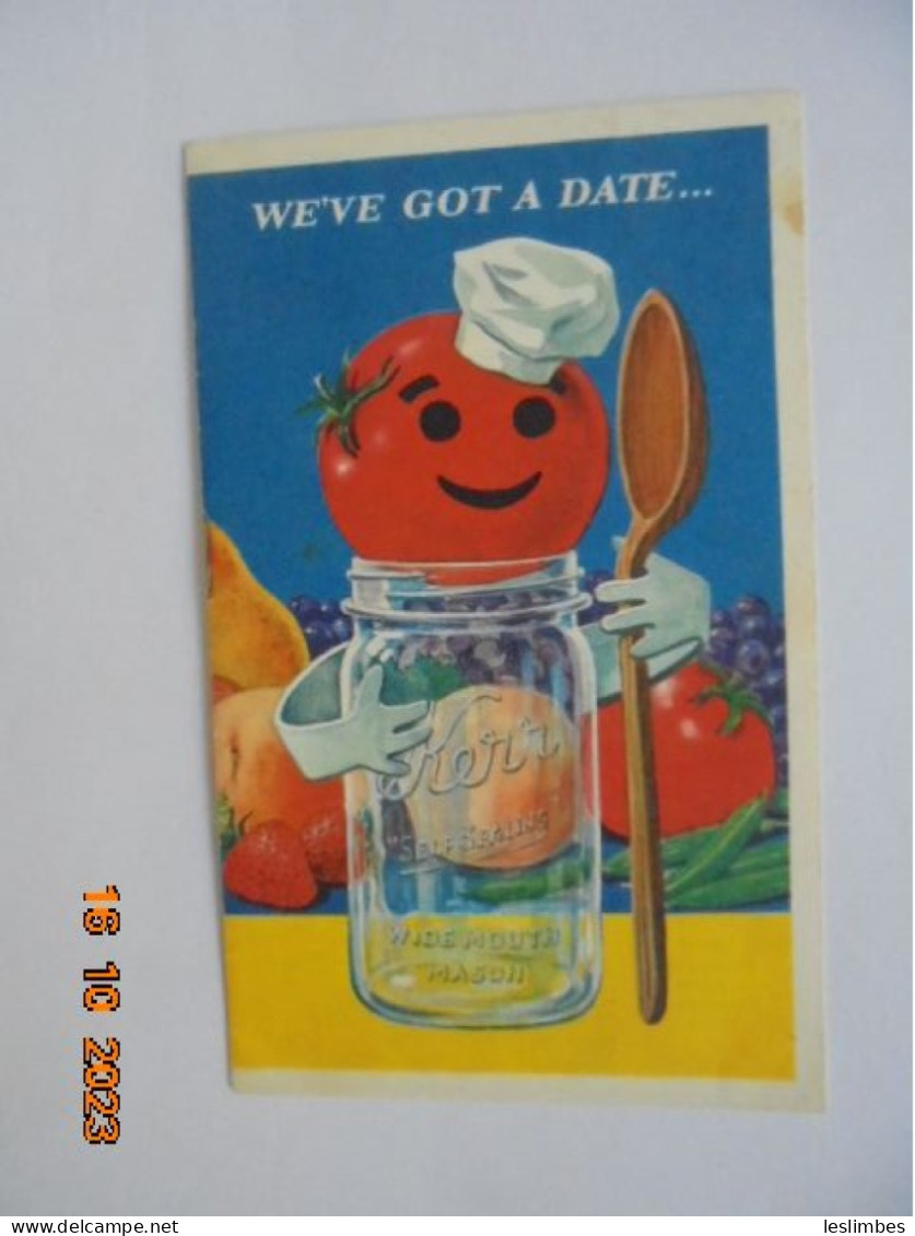 We've Got A Date...Kerr Home Canning And Freezing Guide 1967 - Americana