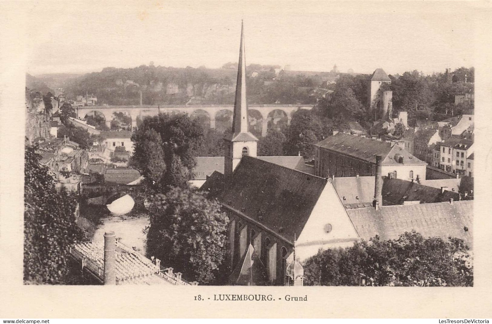Luxembourg - Esch Sur Alzette - Grund - Eglise -  Carte Postale Ancienne - Esch-Alzette