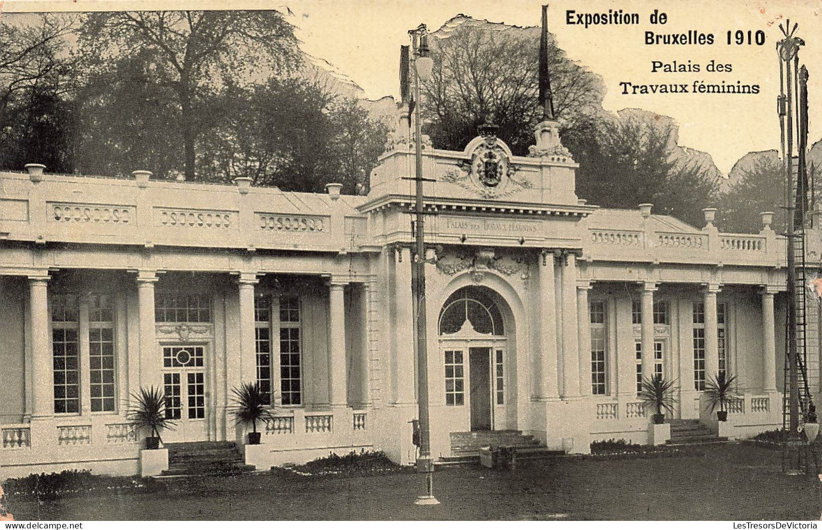 BELGIQUE - Bruxelles - Palais Des Travaux Féminins - Carte Postale Ancienne - Autres & Non Classés