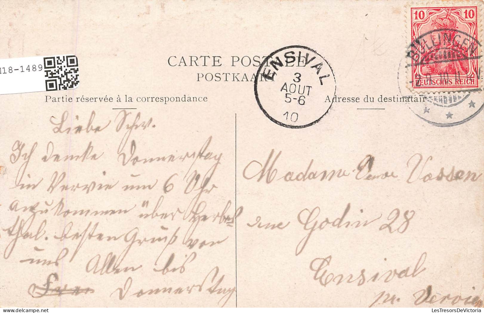 BELGIQUE - Bruxelles - Palais Des Travaux Féminins - Carte Postale Ancienne - Autres & Non Classés