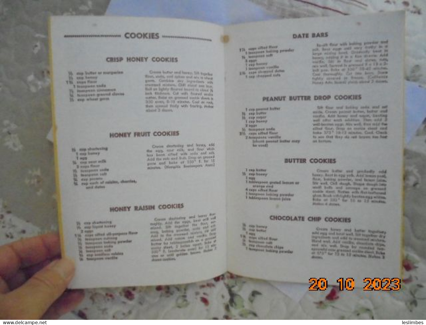 My Favorite Honey Recipes - Mrs. Walter T. (Ida) Kelley, Editor 1972 - American (US)