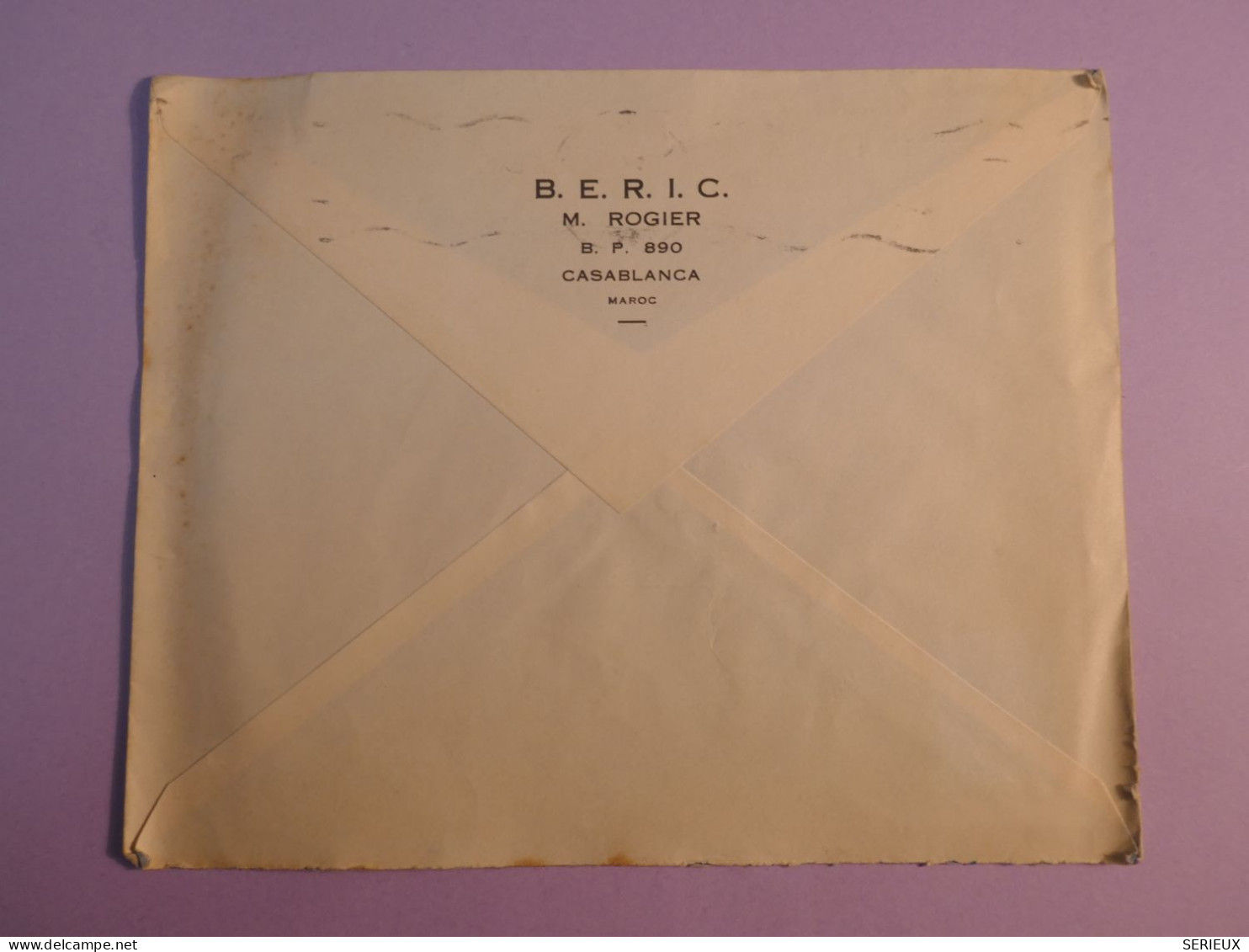 DE6 MAROC   BELLE LETTRE   1942 CASABLANCA  A BESANCON FRANCE +  +AFFR. INTERESSANT+++ - Covers & Documents