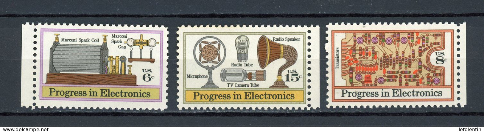 USA : ELECTRONIQUE - N° Yvert 994/996** - Unused Stamps