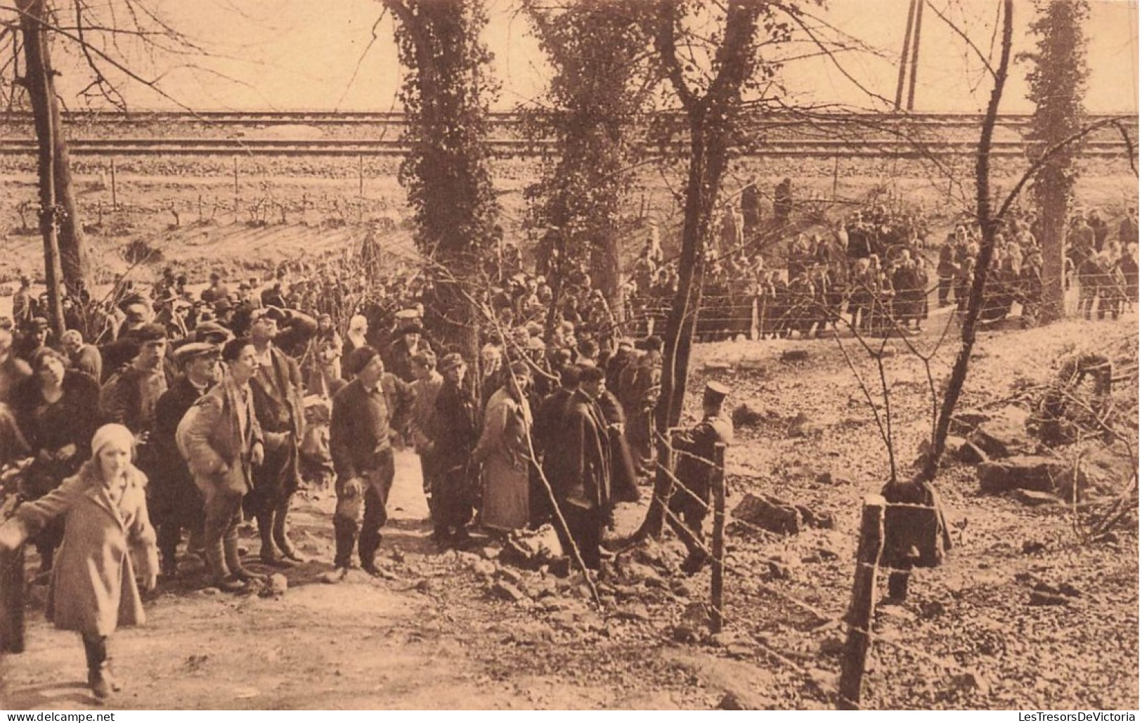 BELGIQUE - Marche-les-Dames - Train Radio Devant Le Rocher Tragique - Animé - Carte Postale Ancienne - Oudenaarde