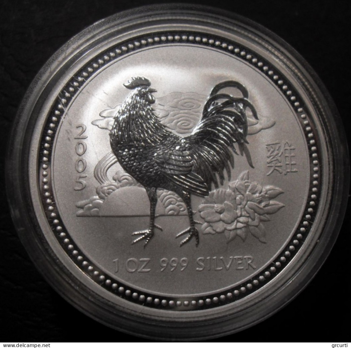 Australia - 1 Dollar 2005 - Anno Del Gallo - KM# 695 - Silver Bullions