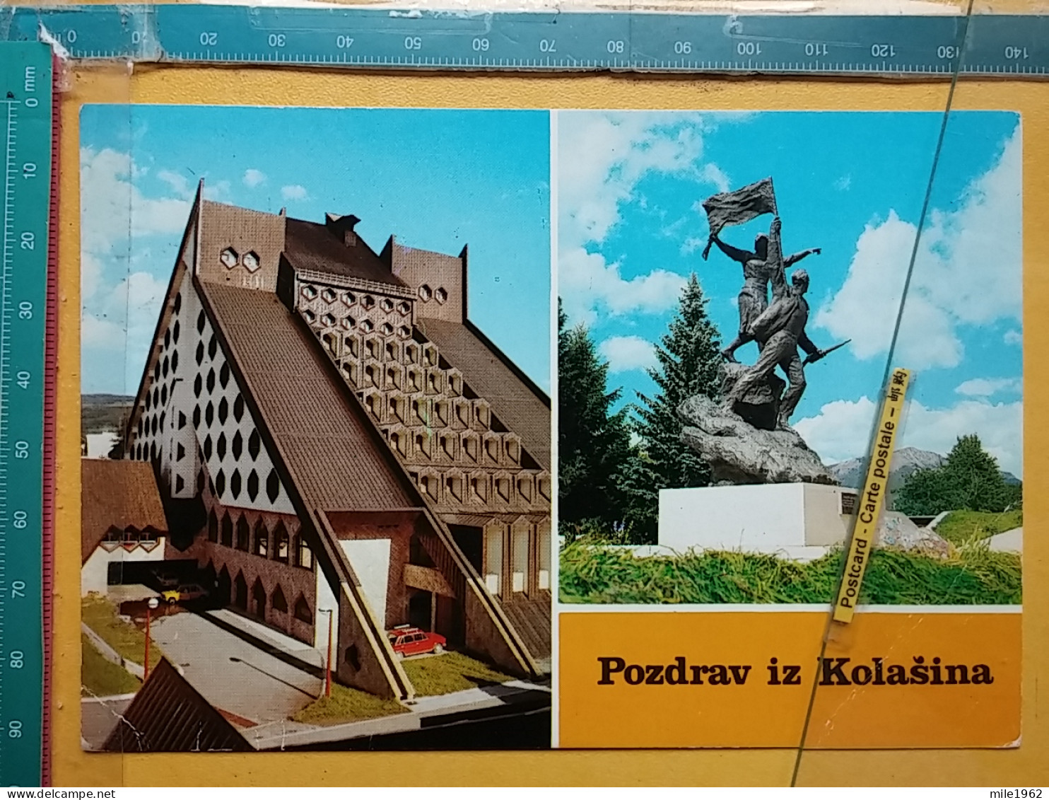 KOV 90-1 - KOLASIN, Montenegro, MONUMENT WWII, HOTEL - Montenegro