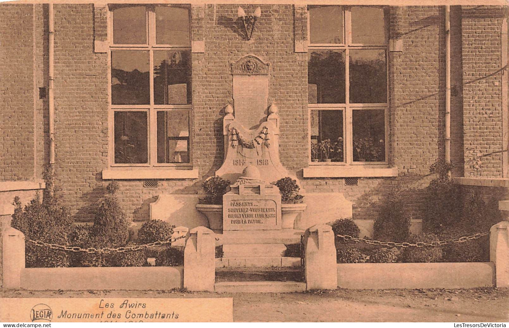 BELGIQUE - Les Awirs - Monument Des Combattants - Carte Postale Ancienne - Sonstige & Ohne Zuordnung