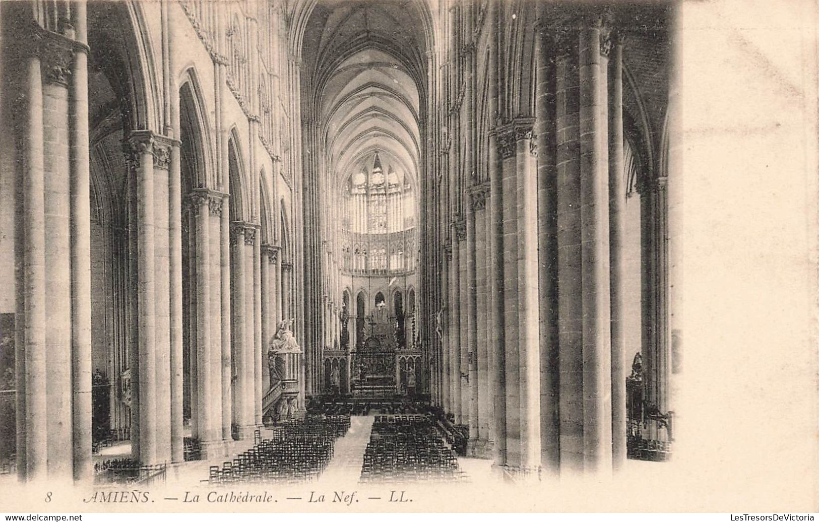 FRANCE - Amiens - La Cathédrale - La Nef - LL. - Carte Postale Ancienne - Amiens