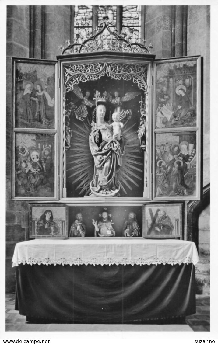 FEUCHTWANGEN - Stifskirche / Marienaltar - 764 C 35 Oc Echte - E. Bermuths Nachf. - Feuchtwangen