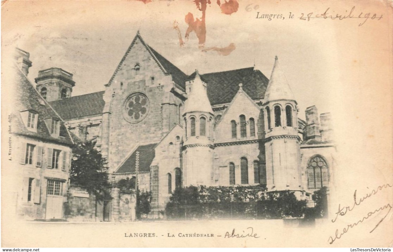 FRANCE - Langres - La Cathédrale - Carte Postale Ancienne - Langres
