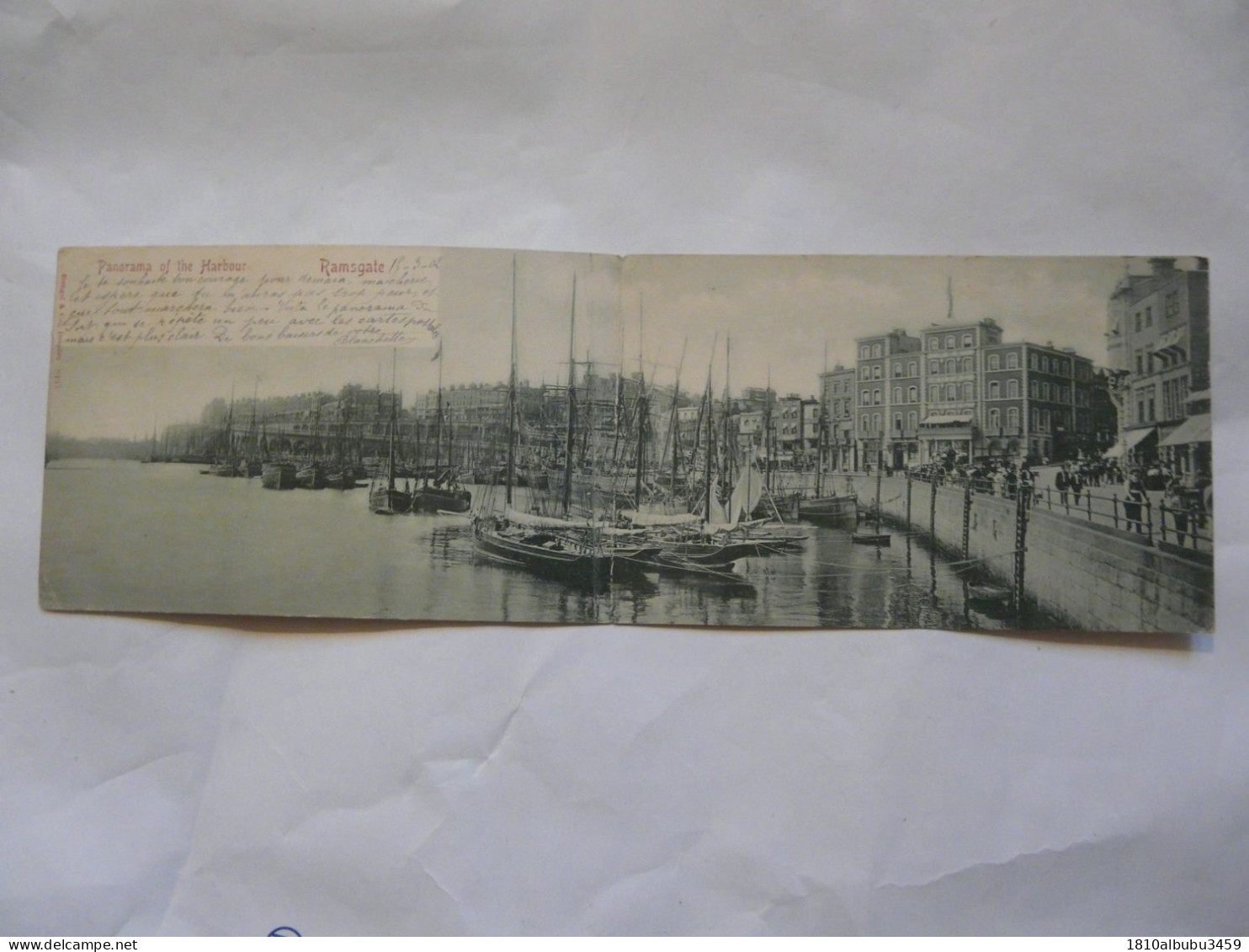 CPA DOUBLE - PANORAMA OF THE HARBOUR RAMSGATE - Ramsgate