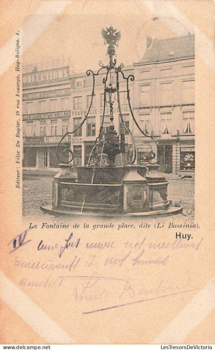 BELGIQUE - Huy - La Fontaine De La Grande Place, Dite (Li Bassinia) - Carte Postale Ancienne - Huy