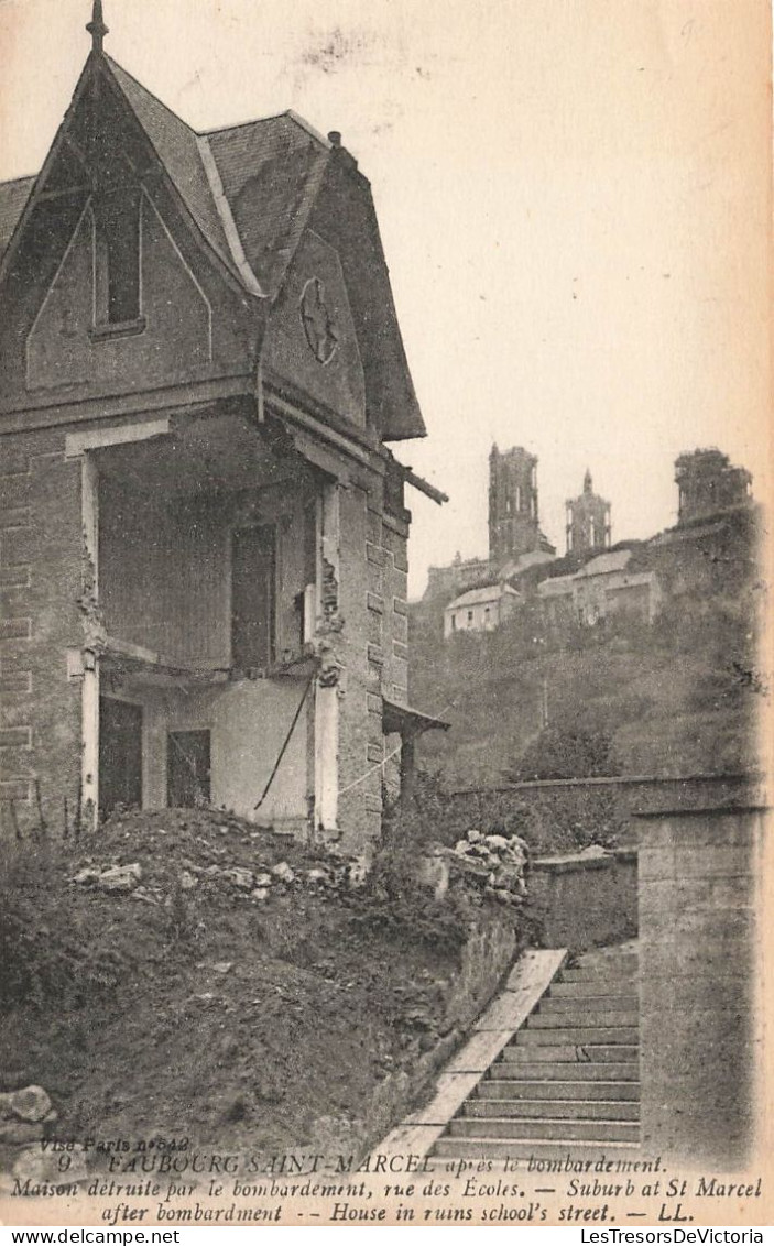 FRANCE - Laon - Faubourg Saint Marcel Après Le Bombardement - Carte Postale Ancienne - Laon