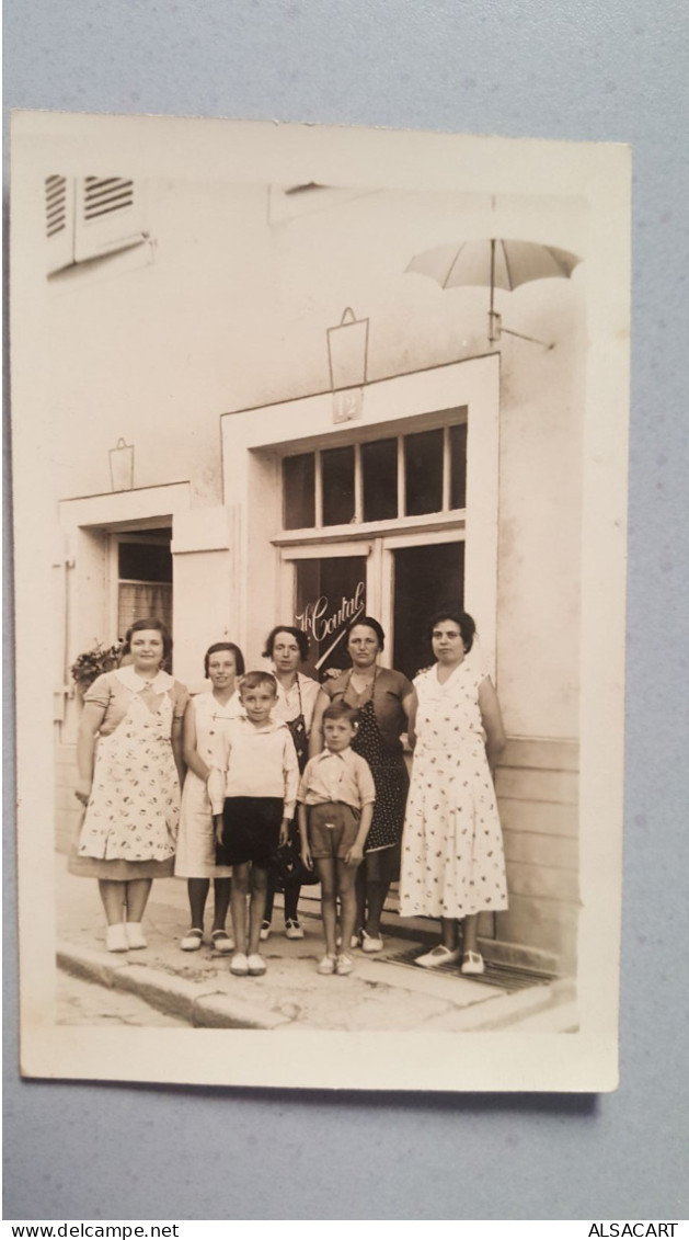 Carte Photo , Commerce De Fabrication Ou De Réparation De Parapluie, COUTAL - Cafes