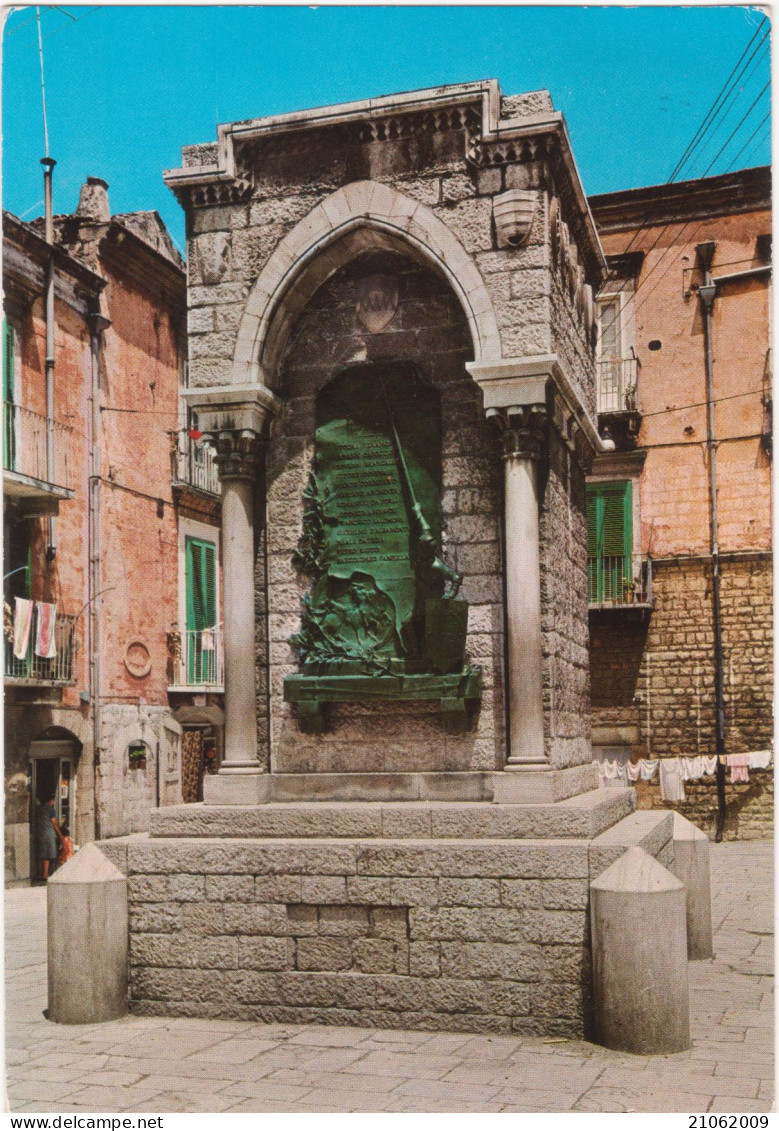 BARLETTA - MONUMENTO DELLA DISFIDA 13-2-1920 - V1973 - Barletta