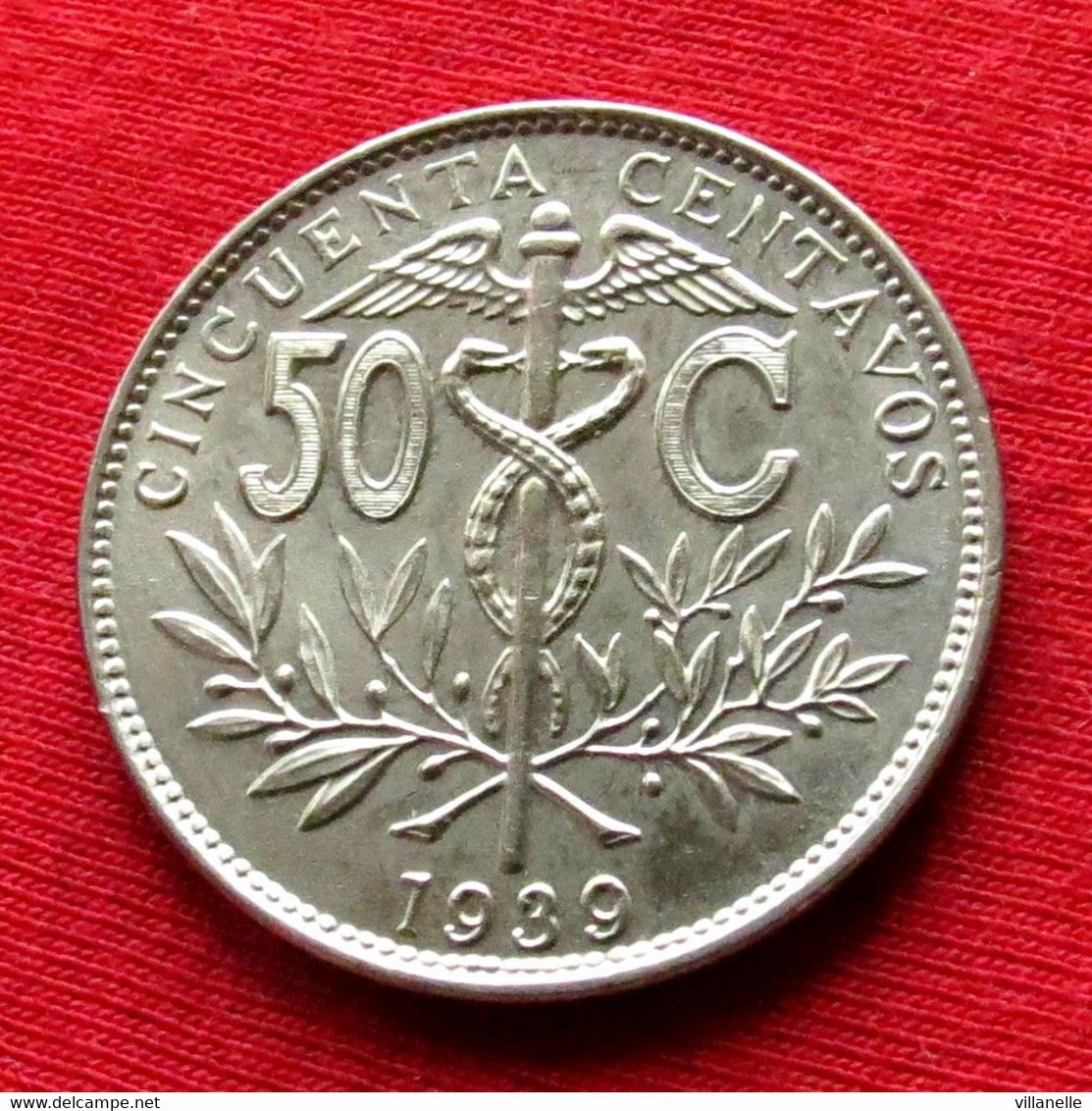 Bolivia 50 Centavos 1939 Bolivie W ºº - Bolivie