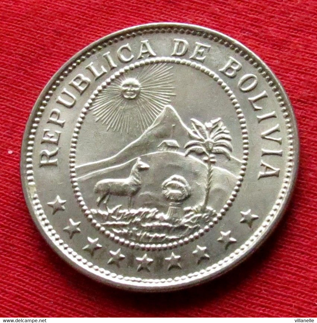 Bolivia 50 Centavos 1939 Bolivie W ºº - Bolivie