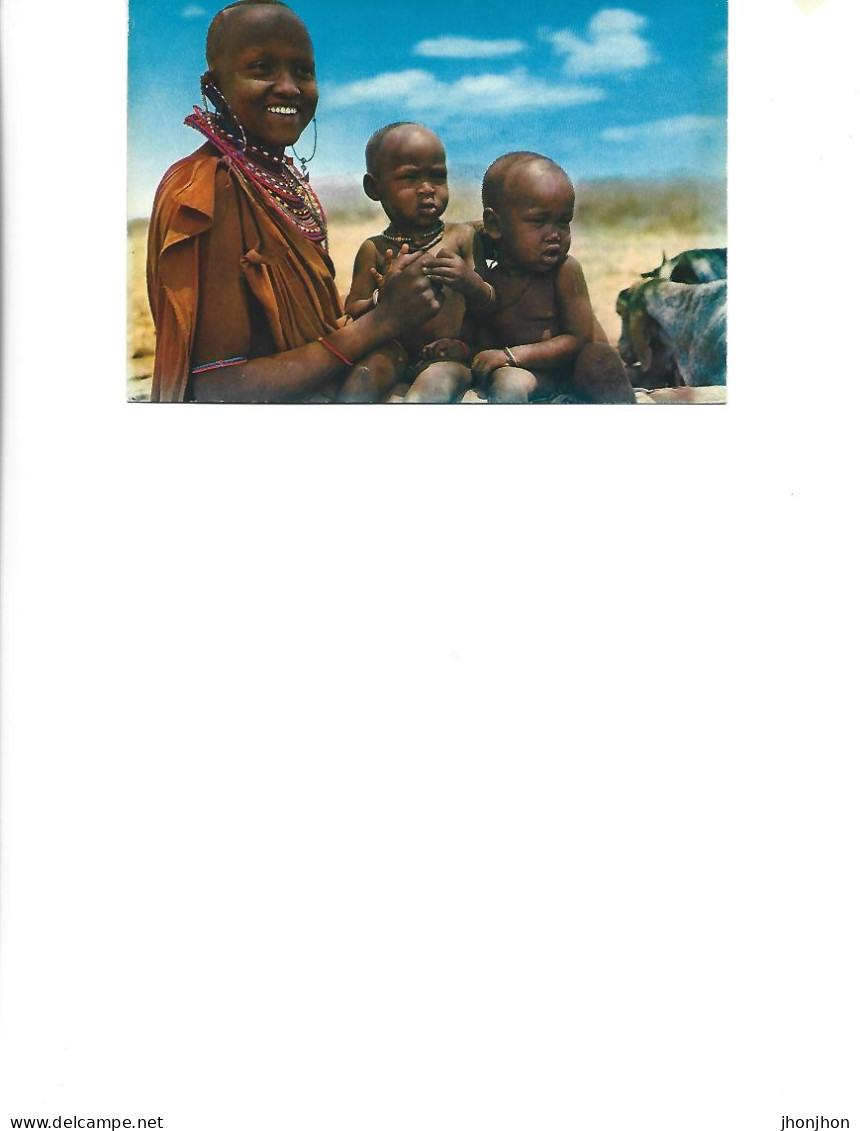 Kenya - Postcard Unused -  Ai Mother And Children - Kenya