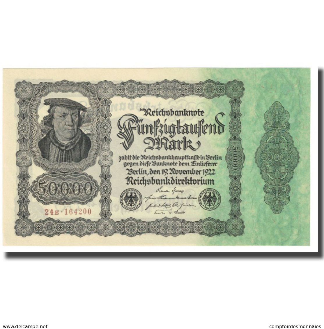 Billet, Allemagne, 50,000 Mark, 1922, 1922-11-19, KM:79, NEUF - 50.000 Mark