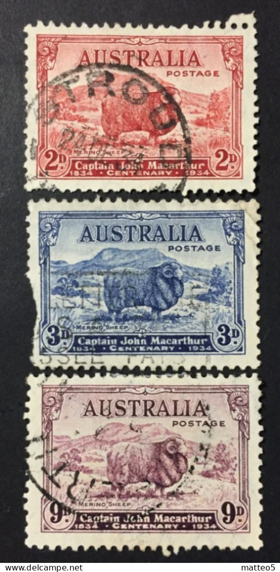 1934 - Australia - Death Centenary  Of Capt. John Macarthur - Used - Used Stamps