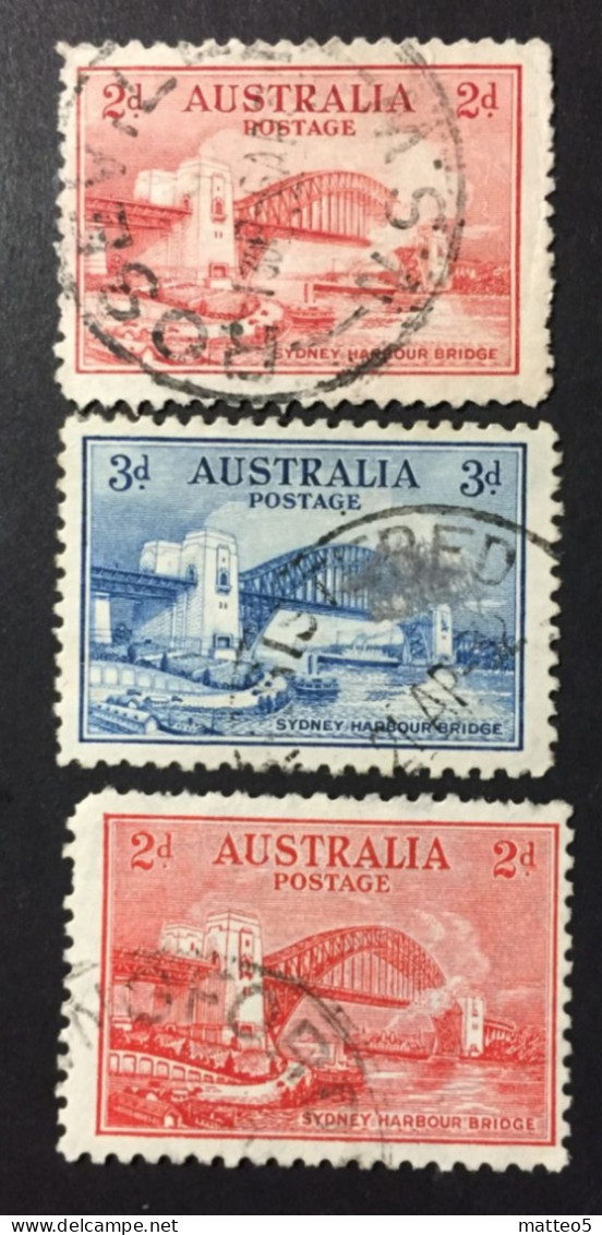 1932 - Australia - Sydney Harbour Bridge - Used - Usati