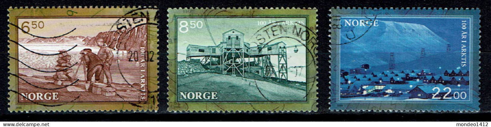 Norway 2006 - Yv.1521/1523  Mi.1578/1580 - Used - Spitzbergen, Longyearbyen, Arctique - Used Stamps