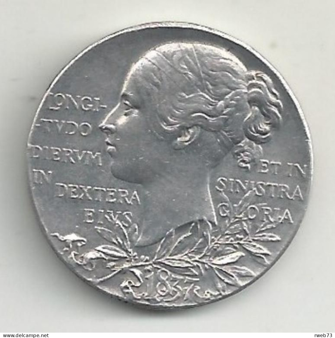 ANGLETERRE - Médaille 50 Ans De Règne - 1887 - Argent - TB/TTB - Altri & Non Classificati