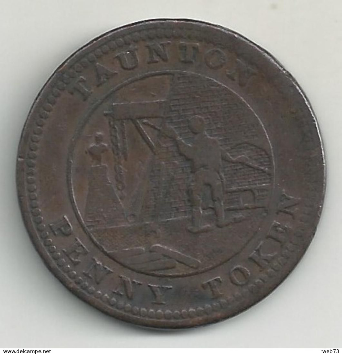 ANGLETERRE - TAUNTON - Penny Token - B/TB - Other & Unclassified