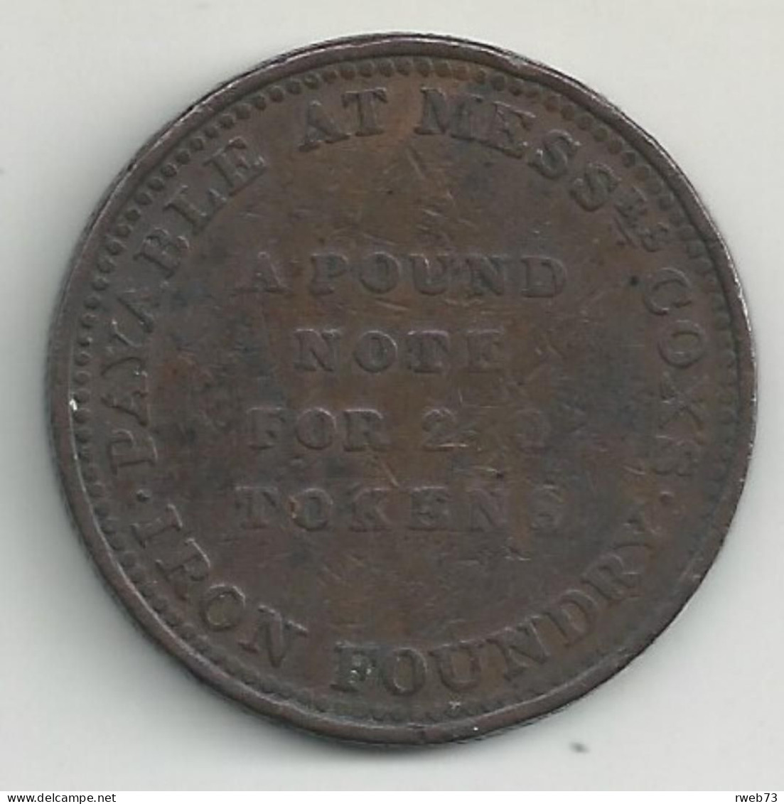 ANGLETERRE - TAUNTON - Penny Token - B/TB - Andere & Zonder Classificatie